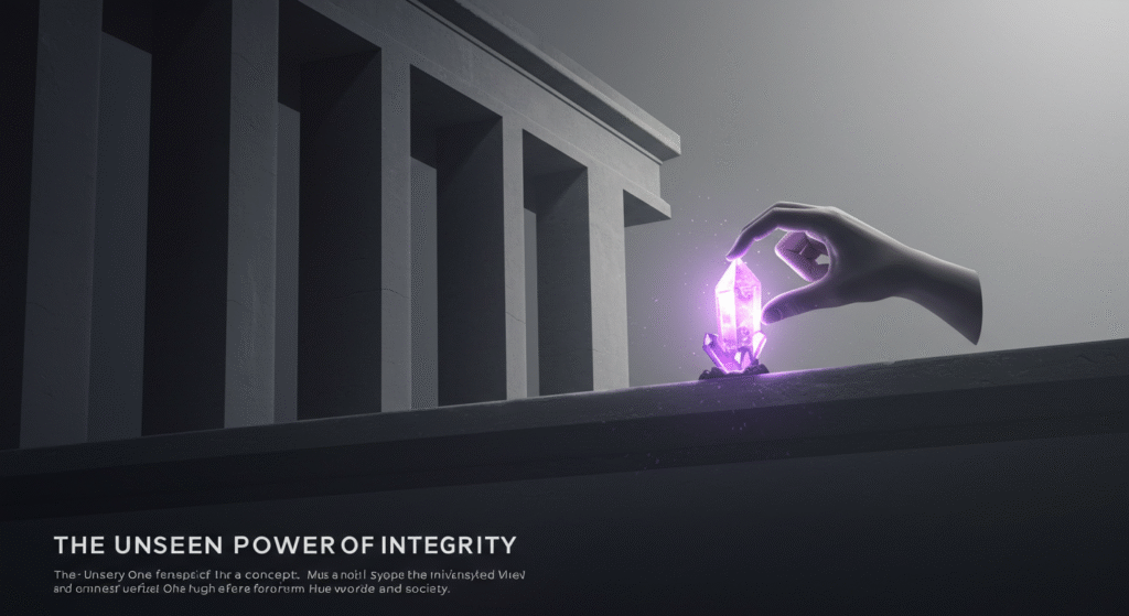 New Audiobook: The Unseen Power Of Integrity New Audiobook: The Unseen Power Of Integrity