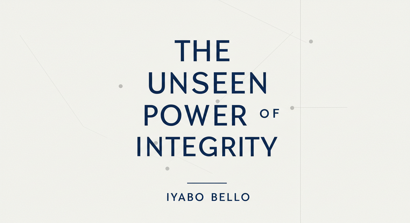 New Audiobook: The Unseen Power Of Integrity